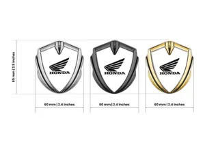 Honda Emblem Fender Abzeichen High-End Look Drift Stil
